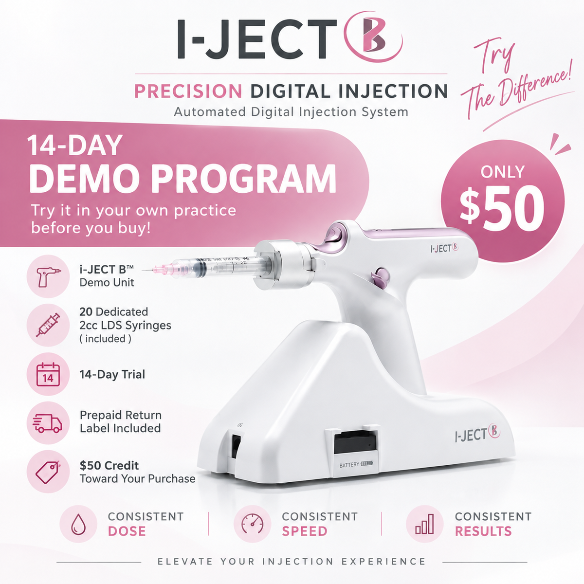i-JECT B™ 14-Day Demo Program