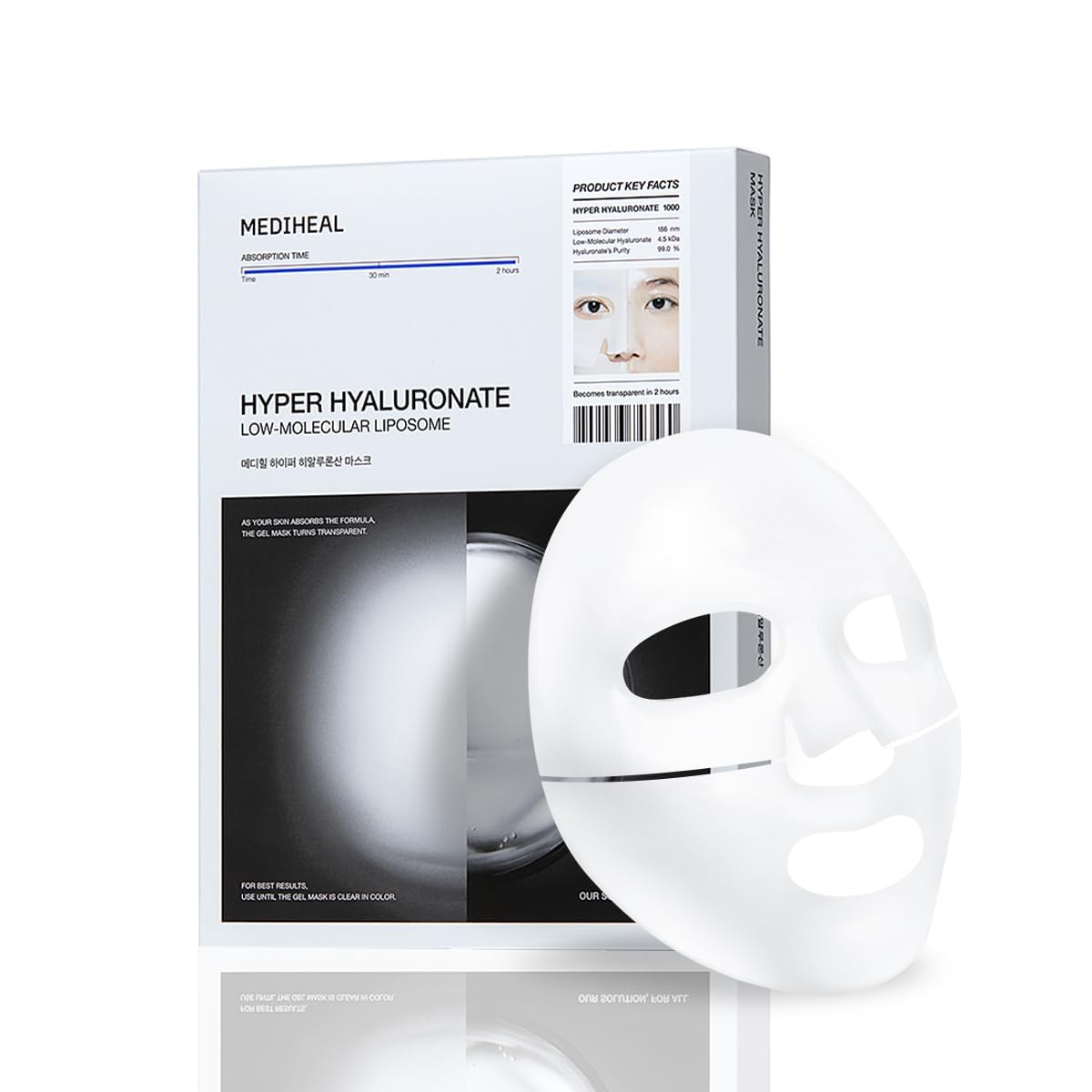 MEDIHEAL Hyper Hyaluronate Mask Sheet (10EA/Pack)