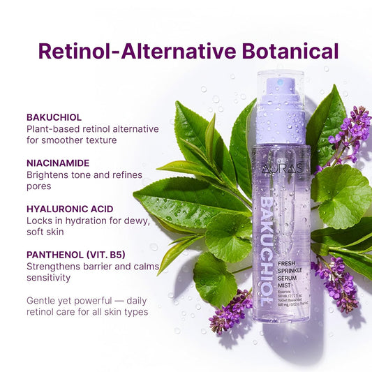 AURAS Activated Bakuchiol Serum Mist (Anti-Aging / Texture)