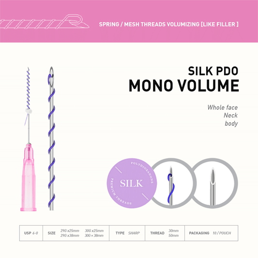 Silk PDO Mono Volume_Spring (10 Units / Pouch)
