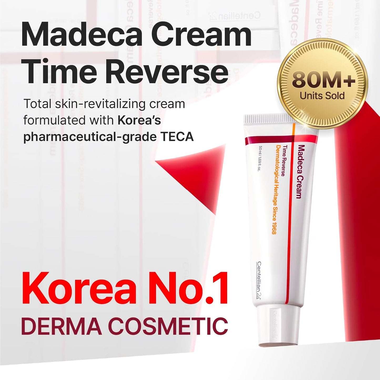 CENTELLIAN 24 MADECA CREAM TIME REVERSE (SEASON7, 50ml/1.69fl oz) | Intensive Skin Repair & Firming