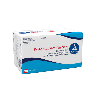 dynarex IV Administration Set (83" / 211 cm) - 60 Drop Code: 7051